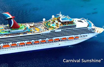 邮轮船只图片 嘉年华阳光号 (Carnival Sunshine ®)