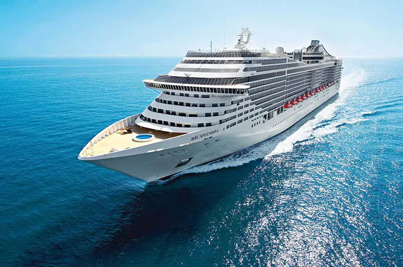 邮轮船只图片 地中海邮轮辉煌号(MSC Splendida)