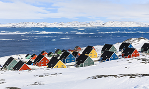邮轮船只图片 格陵兰岛