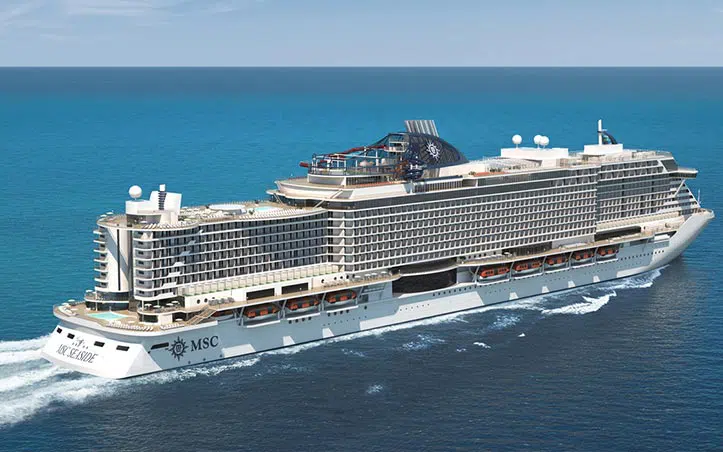 地中海邮轮海岸线号（Msc Seaside）