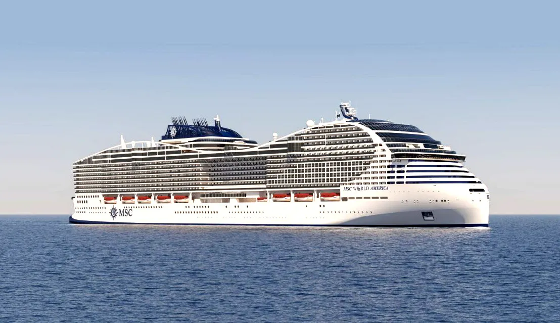 地中海邮轮亚美利加号(MSC World America)